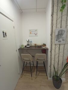 Cámera Café sala de espera Centro de Nutrición y Psicología