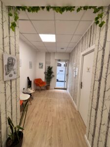 Sala de espera Centro de Nutrición y Psicología. Marian Galera, psicóloga del deporte
